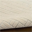 Nourison Home Washable Charm 6' x 9' Polyester Ivory Area Rug