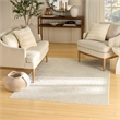 Nourison Home Washable Charm 6' x 9' Polyester Ivory Area Rug