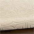 Nourison Home Washable Charm 6' x 9' Polyester Ivory Area Rug