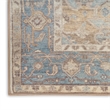 Nourison Home Vintage Washables 10' x 13' Polyester Blue Green Area Rug
