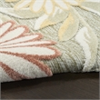 Nourison Home Aloha 9' x 12' Fabric Sage Rose Area Rug