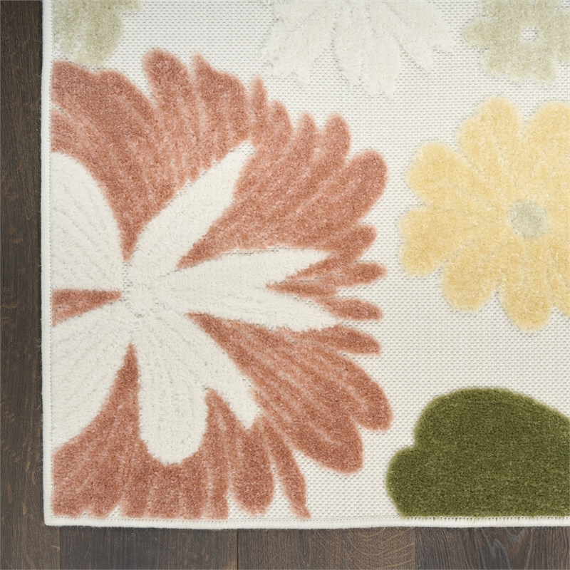 Nourison Home Aloha 9' x 12' Fabric Multicolor Area Rug