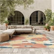 Nourison Home Aloha 9' x 12' Fabric Rose Area Rug