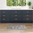 Nourison Home Aloha 3' x 4' Fabric Blue Rose Area Rug