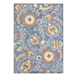 Nourison Home Aloha 8' x 11' Fabric Blue Rose Area Rug