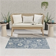 Nourison Home Aloha 3' x 4' Fabric Blue Area Rug