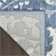 Nourison Home Aloha 9' x 12' Fabric Blue Area Rug