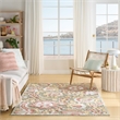 Nourison Home Aloha 4' x 6' Fabric Sage Rose Area Rug
