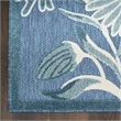 Nourison Home Aloha 4' x 6' Fabric Blue Area Rug