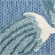 Nourison Home Aloha 4' x 6' Fabric Blue Area Rug