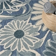 Nourison Home Aloha 5' x 8' Fabric Blue Area Rug