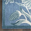 Nourison Home Aloha 5' x 8' Fabric Blue Area Rug