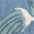 Nourison Home Aloha 5' x 8' Fabric Blue Area Rug