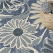 Nourison Home Aloha 9' x 12' Fabric Blue Area Rug