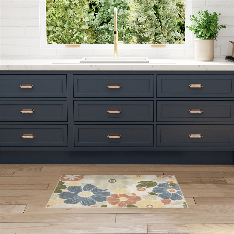 Nourison Home Aloha 3' x 4' Fabric Multicolor Area Rug