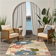 Nourison Home Aloha 4' x 6' Fabric Multicolor Area Rug