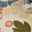 Nourison Home Aloha 4' x 6' Fabric Multicolor Area Rug