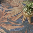Nourison Home Aloha 8' x 11' Fabric Blue Rose Area Rug