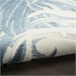 Nourison Home Aloha 3' x 4' Fabric Ivory Blue Area Rug