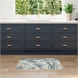 Nourison Home Aloha 3' x 4' Fabric Ivory Blue Area Rug
