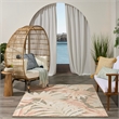 Nourison Home Aloha 4' x 6' Fabric Sage Rose Area Rug