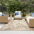 Nourison Home Aloha 8' x 11' Fabric Sage Rose Area Rug