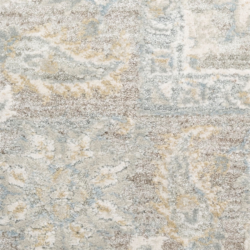 Nourison Home Enriched 5' x 8' Polyester Grey Area Rug