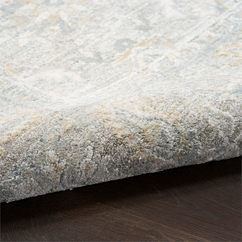 Nourison Home Enriched 5' x 8' Polyester Grey Area Rug