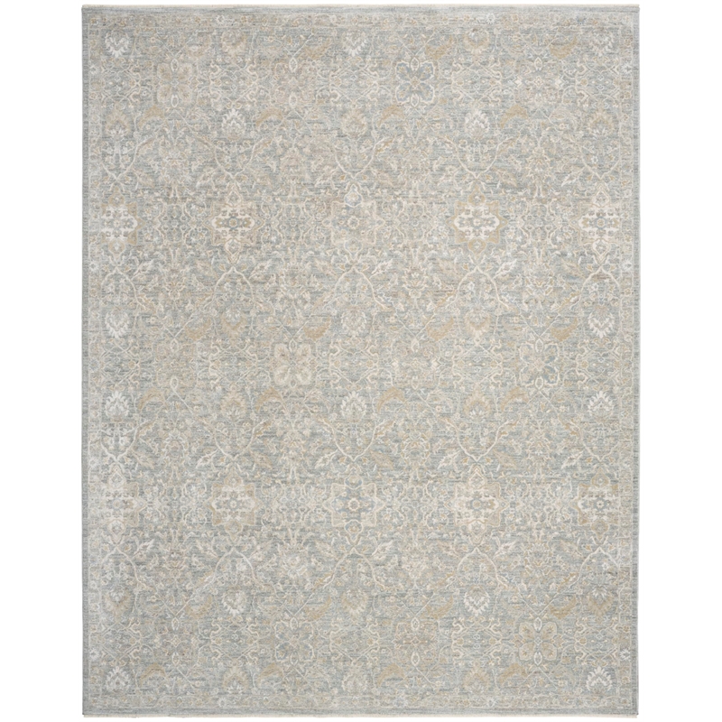 Nourison Home Enriched 5' x 8' Polyester Blue Silver Area Rug