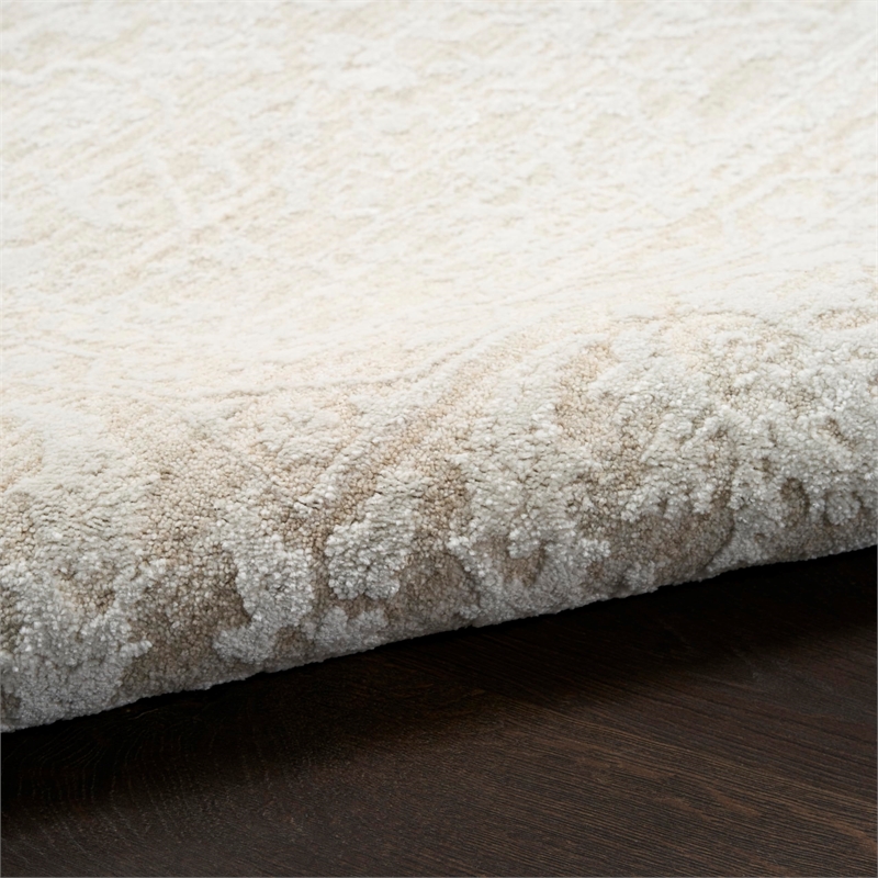 Nourison Home Enriched 5' x 8' Polyester Cream Area Rug