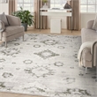 Nourison Home Astra Machine Washable 8' x 10' Polyester Ivory  Area Rug