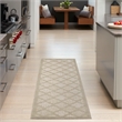 Nourison Home Nourison Easy Care 10' Runner Fabric Cream Area Rug