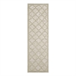 Nourison Home Nourison Easy Care 10' Runner Fabric Cream Area Rug
