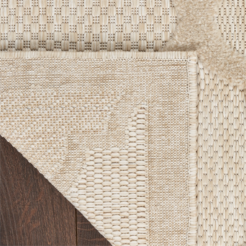 Nourison Home Nourison Easy Care 14' Runner Fabric Cream Area Rug