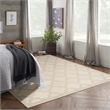 Nourison Home Nourison Easy Care 10' x 14' Fabric Cream Area Rug