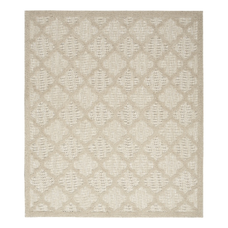 Nourison Home Nourison Easy Care 10' x 14' Fabric Cream Area Rug