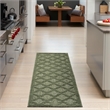Nourison Home Nourison Easy Care 10' Runner Fabric Green Area Rug