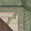 Nourison Home Nourison Easy Care 14' Runner Fabric Green Area Rug