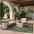 Nourison Home Nourison Easy Care 10' x 14' Fabric Green Area Rug