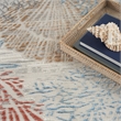 Nourison Home Pompeii 5' x Round Fabric Multicolor Area Rug