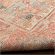 Nourison Home Vintage Washables 4' x 6' PolyesterCoral Taupe Area Rug