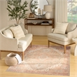 Nourison Home Vintage Washables 4' x 6' PolyesterCoral Taupe Area Rug