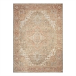 Nourison Home Vintage Washables 4' x 6' PolyesterCoral Taupe Area Rug