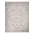 Nourison Home Vintage Washables 10' x 13' Polyester Light Blue Area Rug