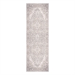 Nourison Home Vintage Washables 6' Runner Polyester Light Blue Area Rug
