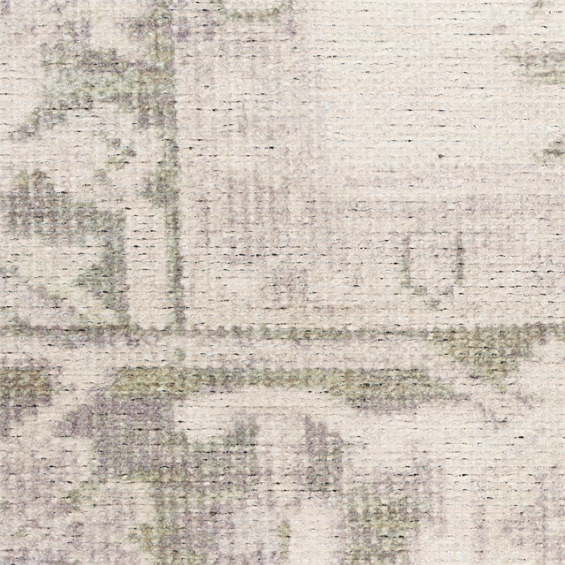 Nourison Home Vintage Washables 6' Runner Polyester Green Area Rug
