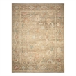 Nourison Home Vintage Washables 10' x 13' Polyester Taupe Multicolor Area Rug