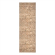 Nourison Home Vintage Washables 6' Runner Polyester Taupe Multicolor Area Rug