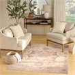 Nourison Home Vintage Washables 4' x 6' PolyesterCoral Mint Area Rug