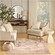 Nourison Home Vintage Washables 4' x 6' PolyesterCoral Mint Area Rug